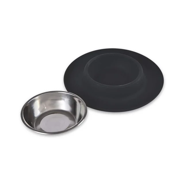 AmazonBasics 圓形矽膠墊連寵物碗 小碼 實物圖 2