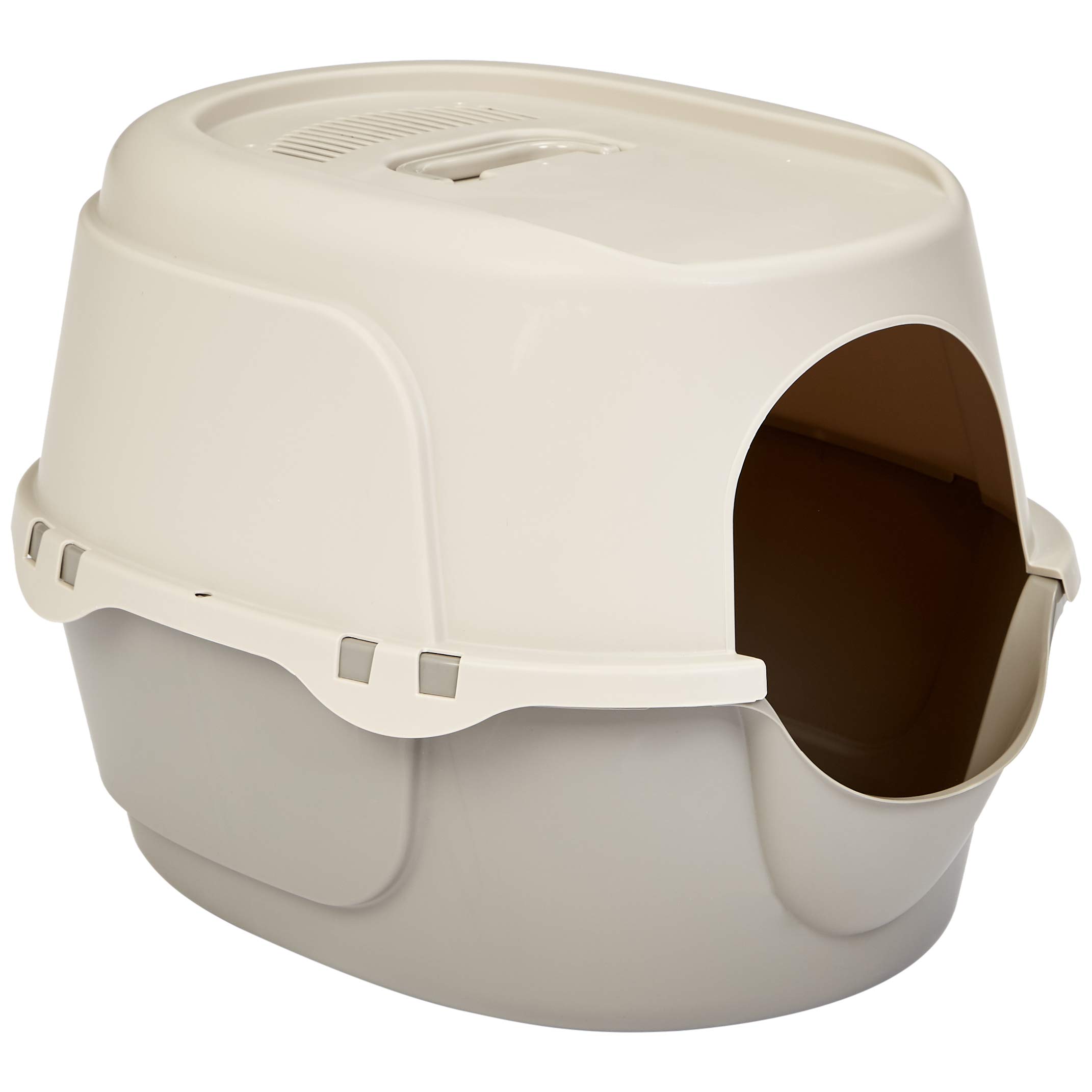 AmazonBasics 有蓋無門貓砂盆